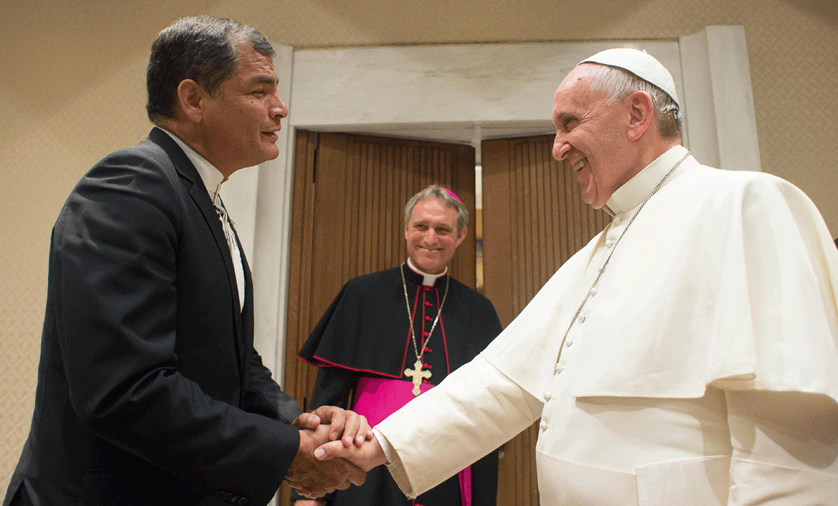 Correa regalará Meet & Greet con el Papa Francisco
