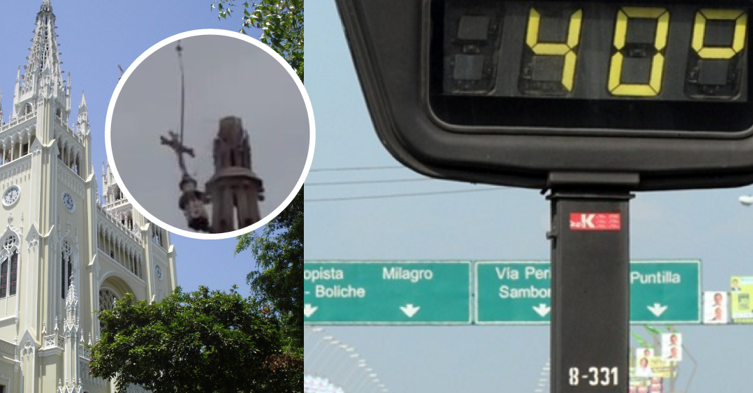 Cambio brusco de temperatura en Guayaquil es castigo de Diosito por botar su cruz, dice el INAMHI
