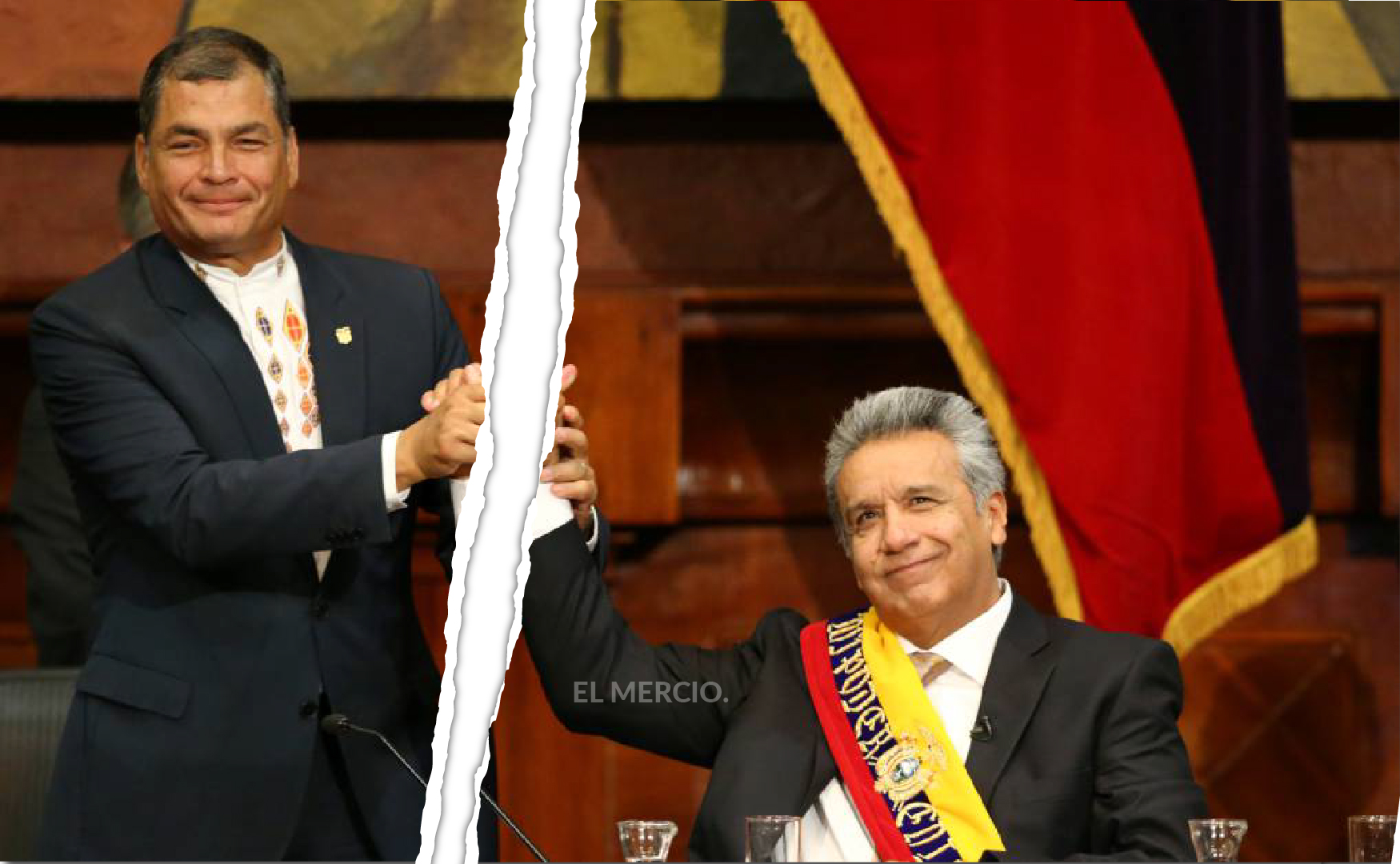 Lenín se emancipó de papaito Correa