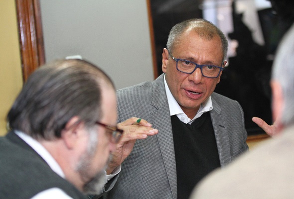 "Yo no fui, fue Teté" dice Jorge Glas