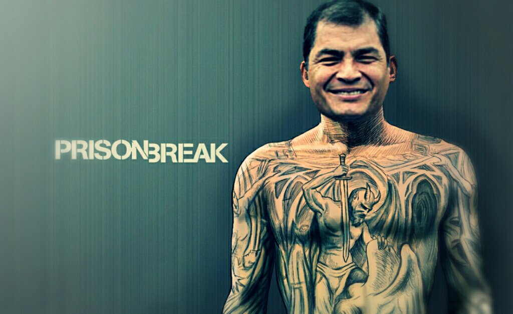 Correa se tatuó los planos de la Cárcel No. 4