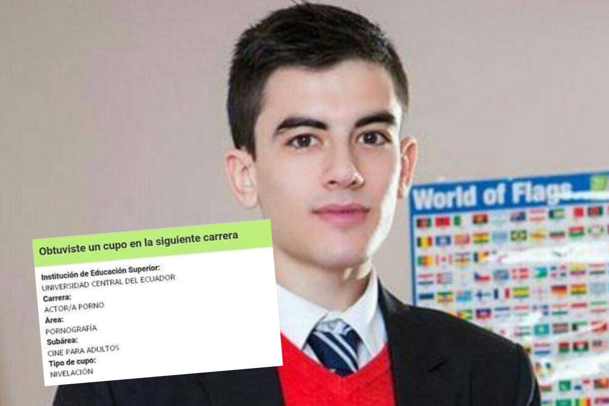 Jordi será el primer estudiante de la facultad de Cine para Adultos de la Central