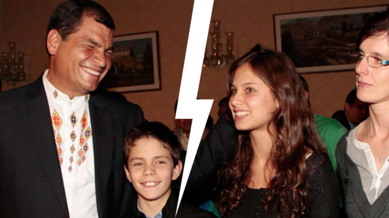 Rafael Correa desconoció a su hija que lo tachó de machista