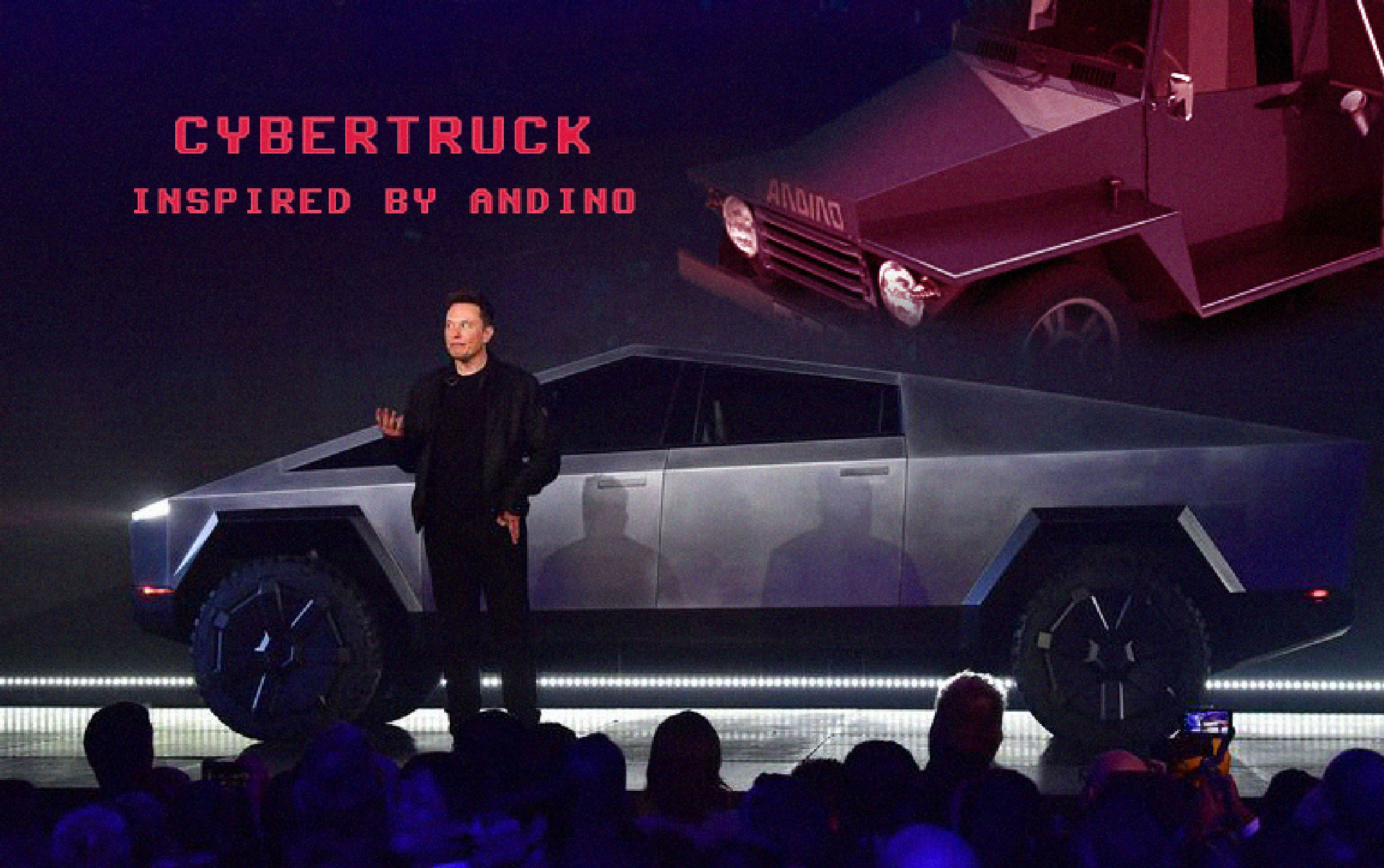 Elon Musk se inspiró en el Andino para crear su Cybertruck