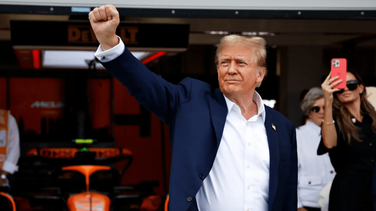 Trump confunde la “Race Week” de la Fórmula 1 con un homenaje a la “raza americana” y exige reconocimiento oficial