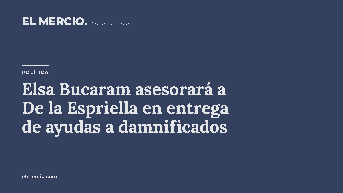 Elsa Bucaram asesorará a De la Espriella en entrega de ayudas a damnificados